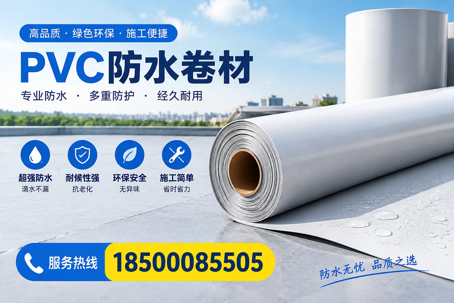 选用PVC防水卷材时需要避开的常见误区,特别是在大庆